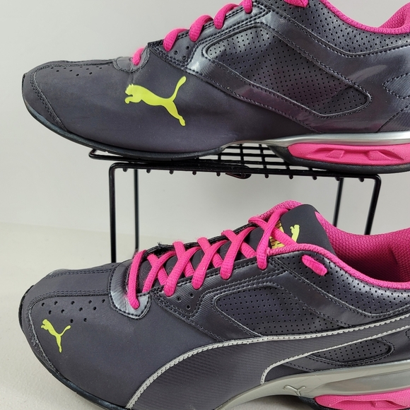 Puma Women'sGray PINK black Sneakers Running - Picture 5 of 11